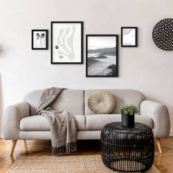 Grey is Chic Too - Gallery Wall on Canvas product photo