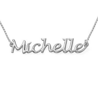 Sterling Silver Handwritten Name Necklace product photo