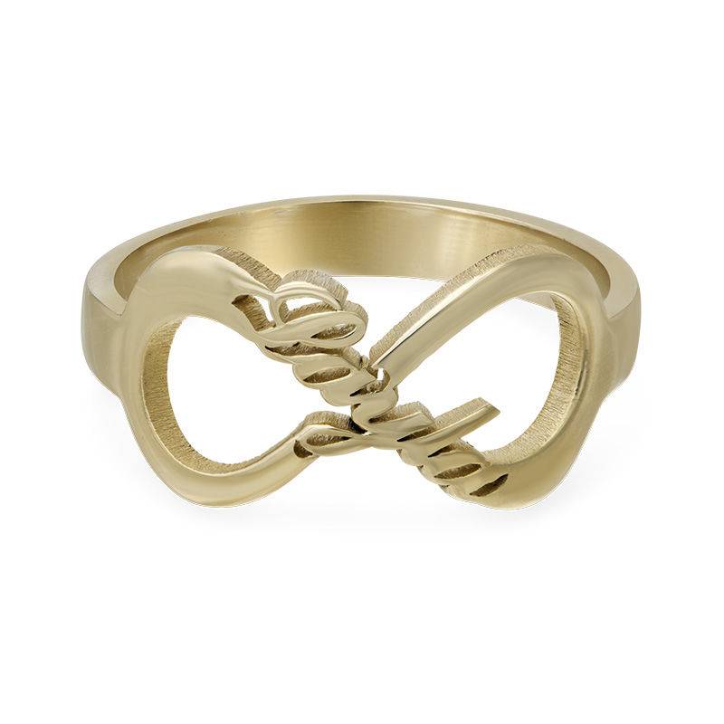 Infinity Name Ring with Gold Plating-3 product photo