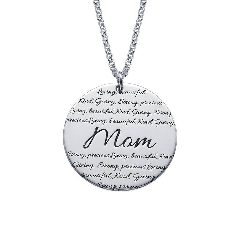 Inspirational Engraved Mum Necklace-1 product photo
