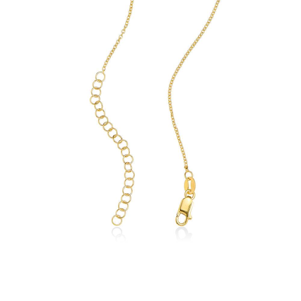 Interlocking Hearts Necklace with 18K Gold Plating-3 produkt billede