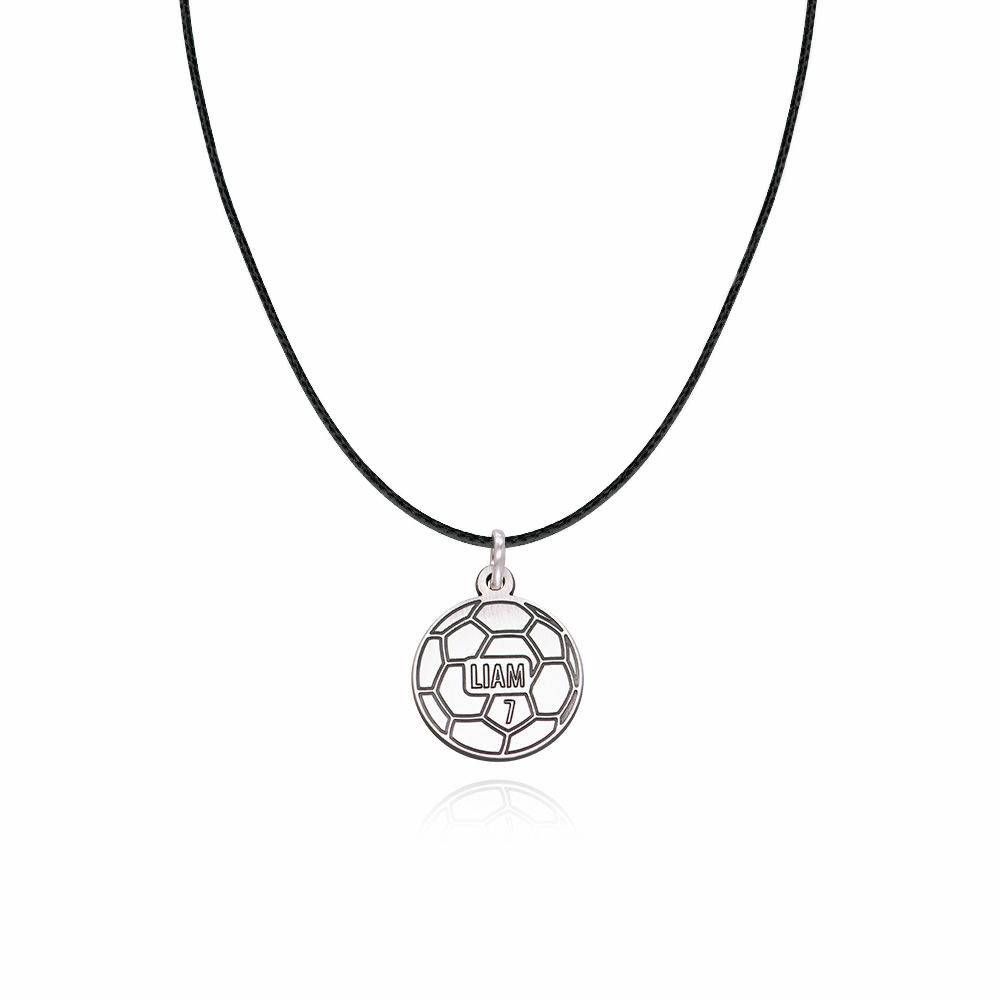 Soccer Necklace in Sterling Silver