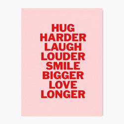 Love Longer - Quote Wall Art Print product photo