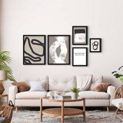 Modern Monochrome - Gallery Wall on Canvas product photo