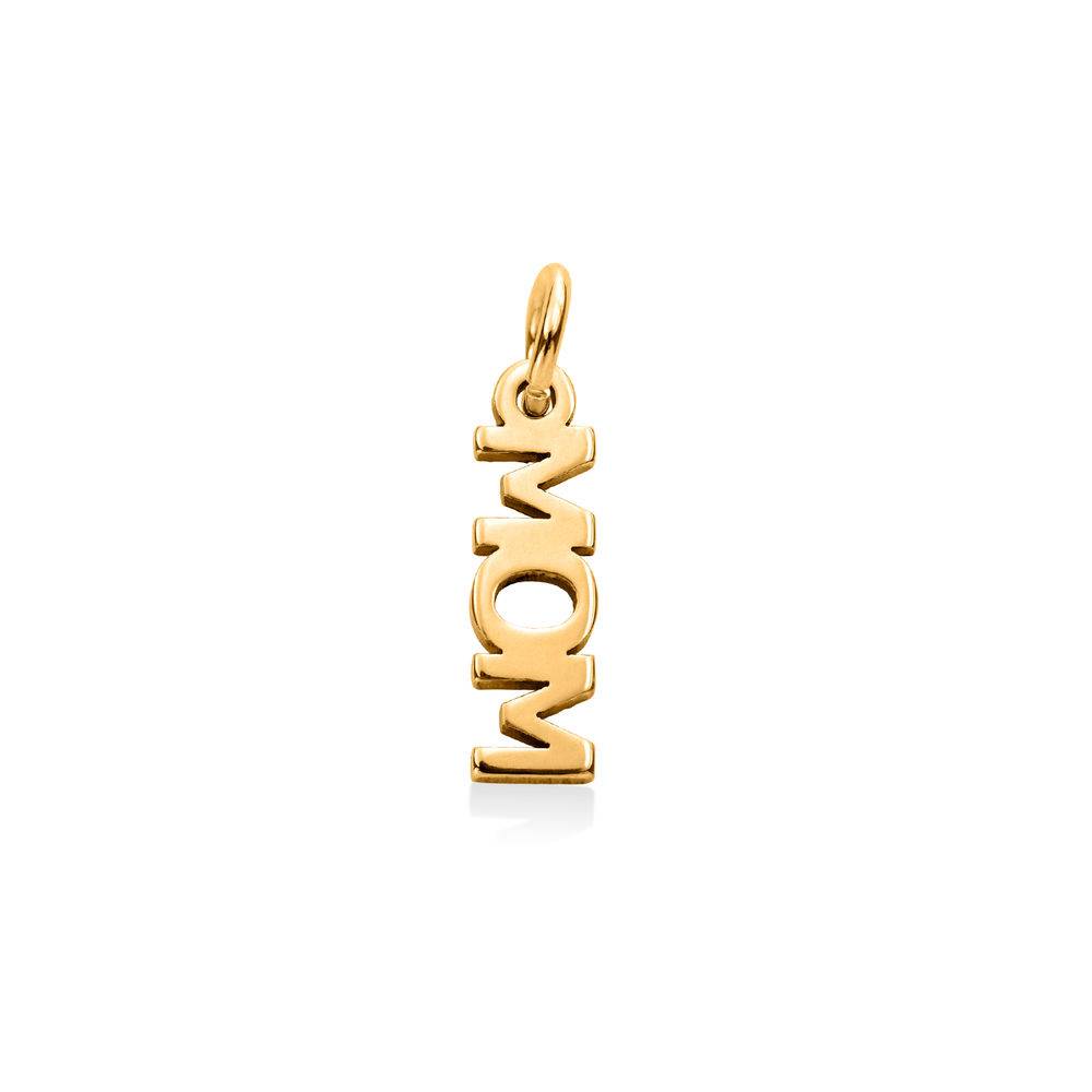 Mom Charm in Gold Vermeil for Linda Necklace