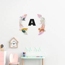 My Jungle Letter - Initial Wall Decal for Kids product photo