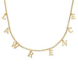 Name Choker with 18ct Gold Plating product photo