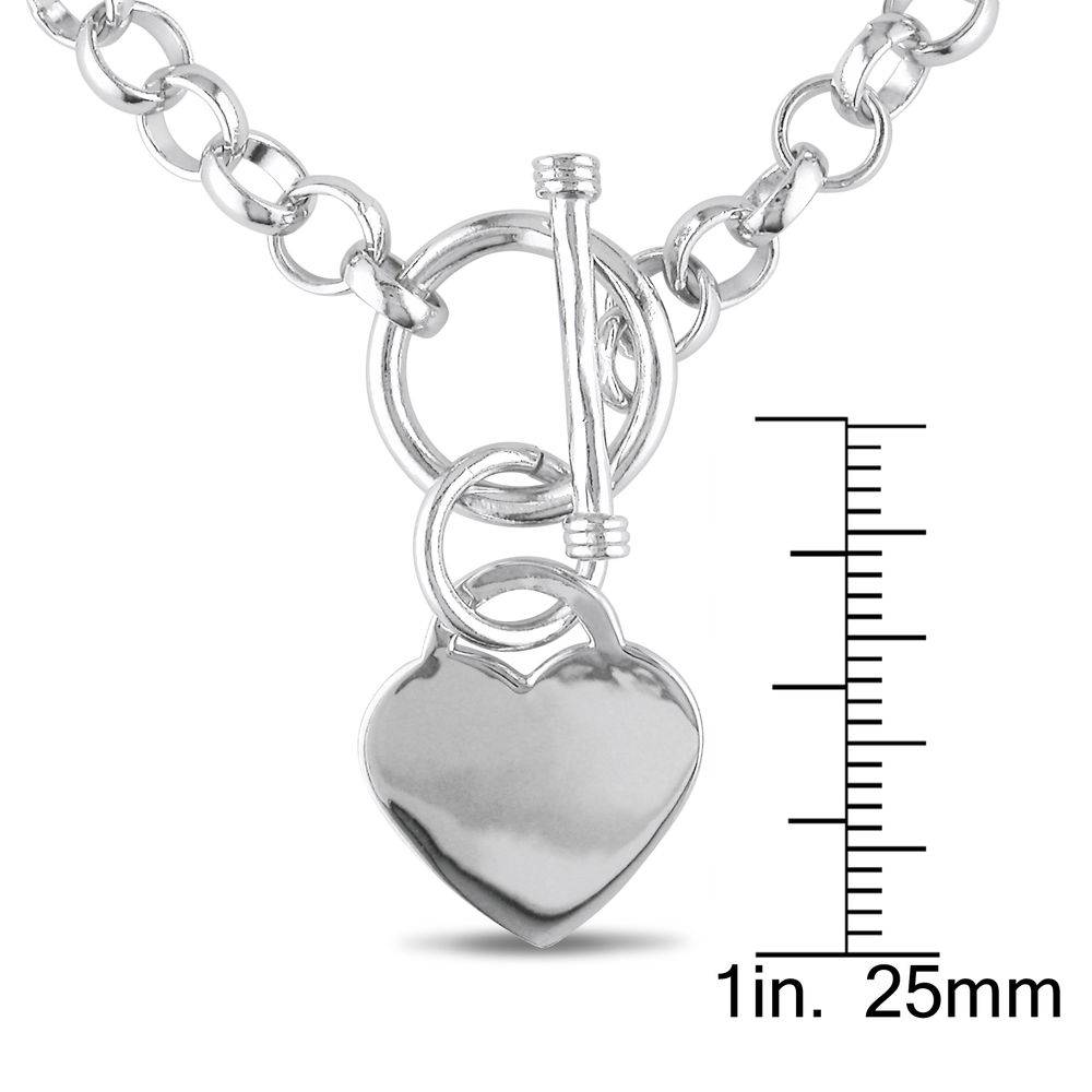 Oval Link Necklace with Sterling Silver 