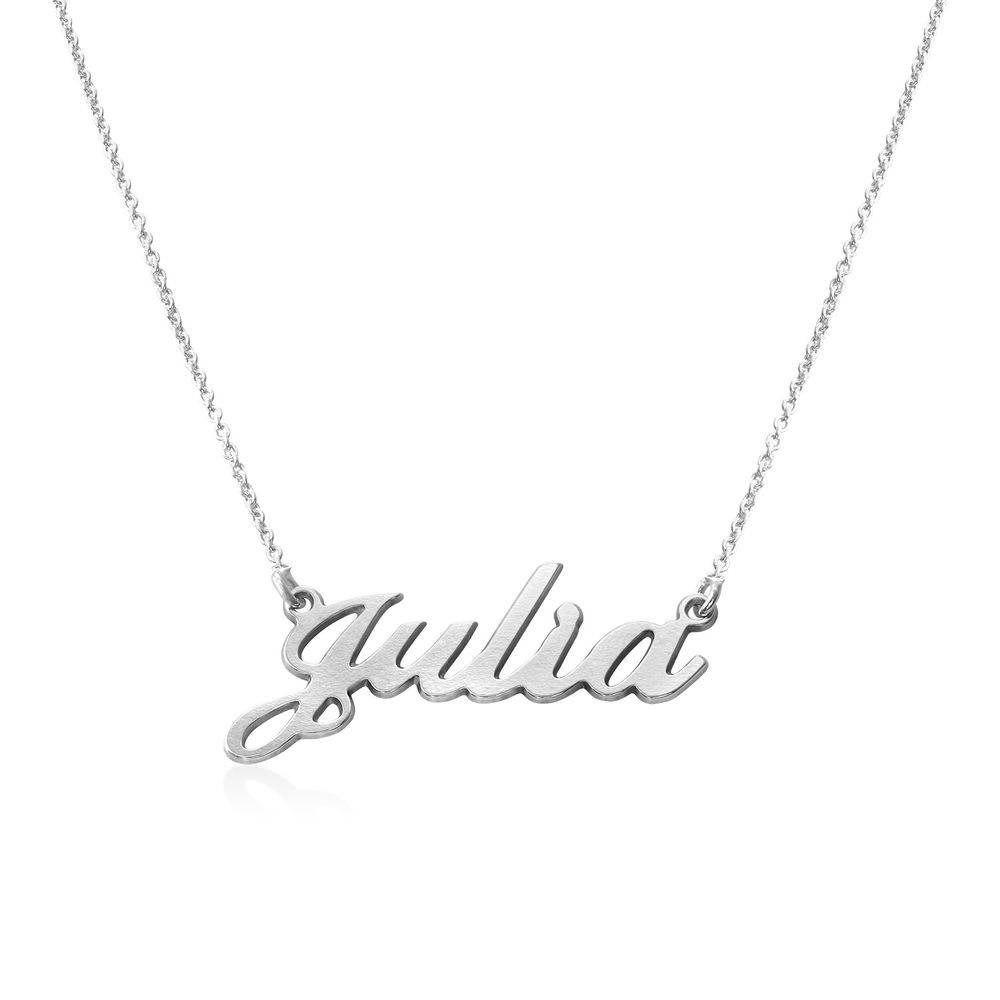 Classic Cocktail Name Necklace in Sterling Silver product photo
