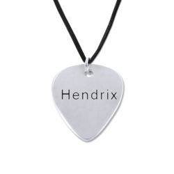 Personalized Jewelry For Men - Guitar Pick Necklace product photo