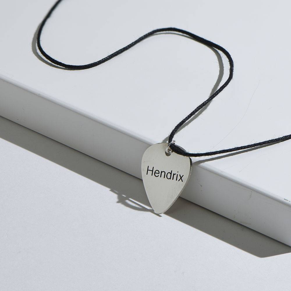 Personalized Jewelry For Men - Guitar Pick Necklace