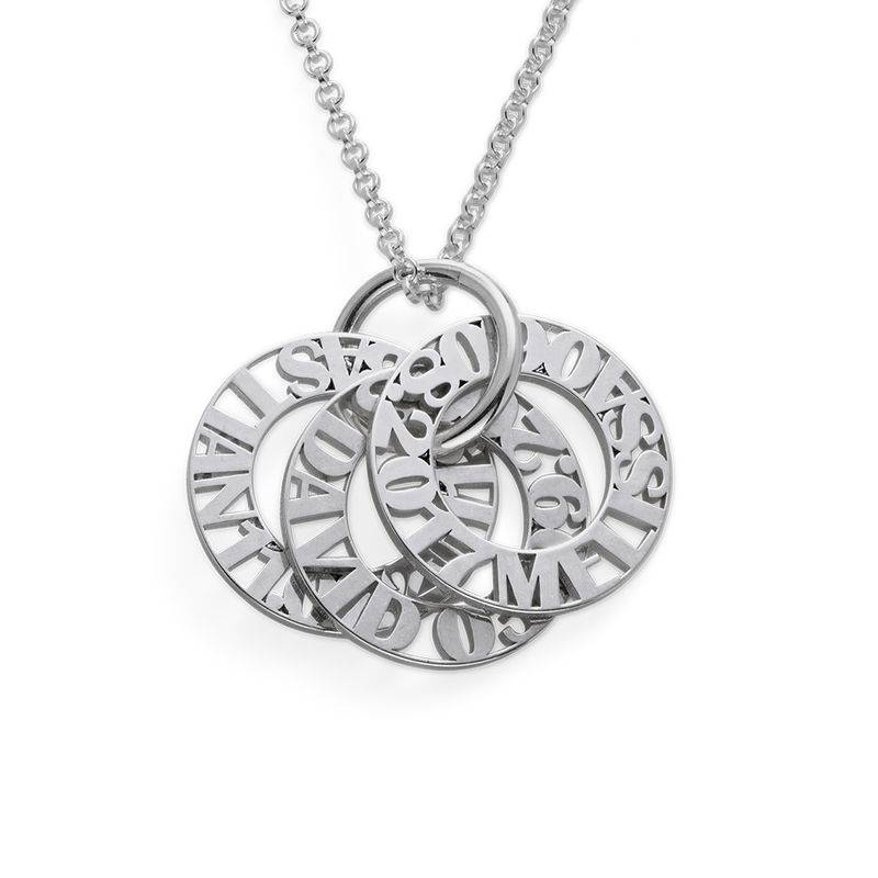 Personalised Mother Necklace in Sterling Silver