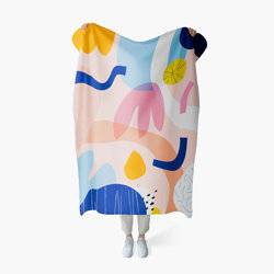 Playful Patterns - Fleece/Sherpa Throw Blanket product photo