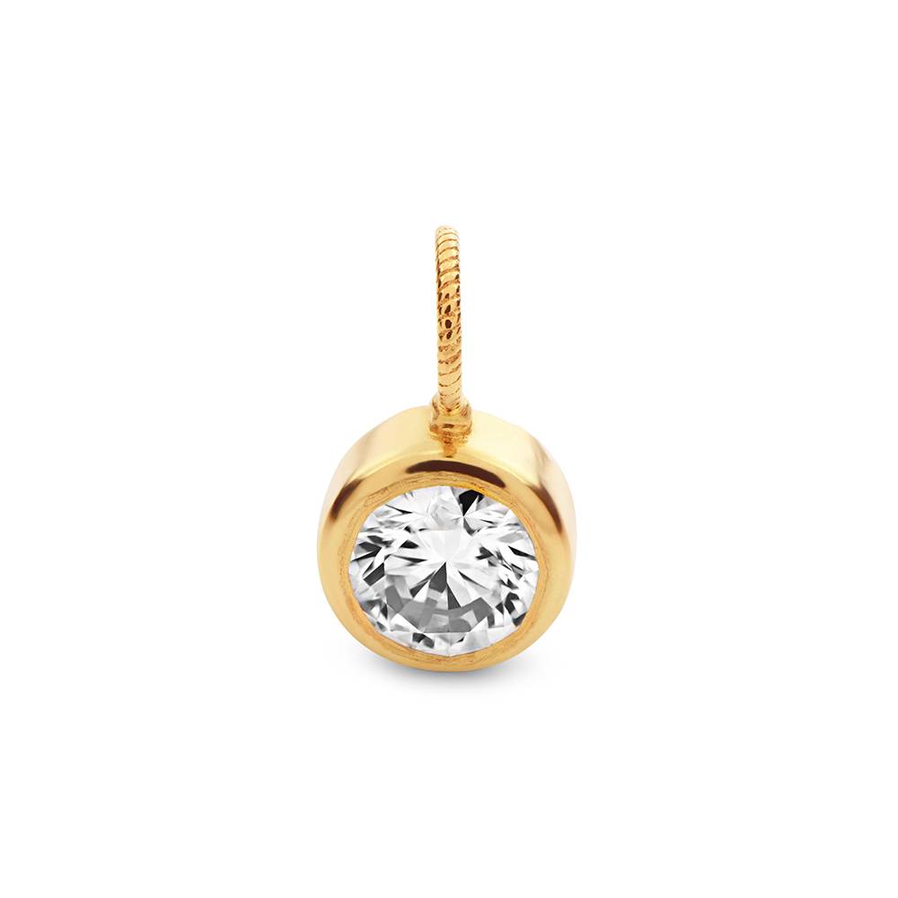 0,10 ct Diamant Bedel in Verguld