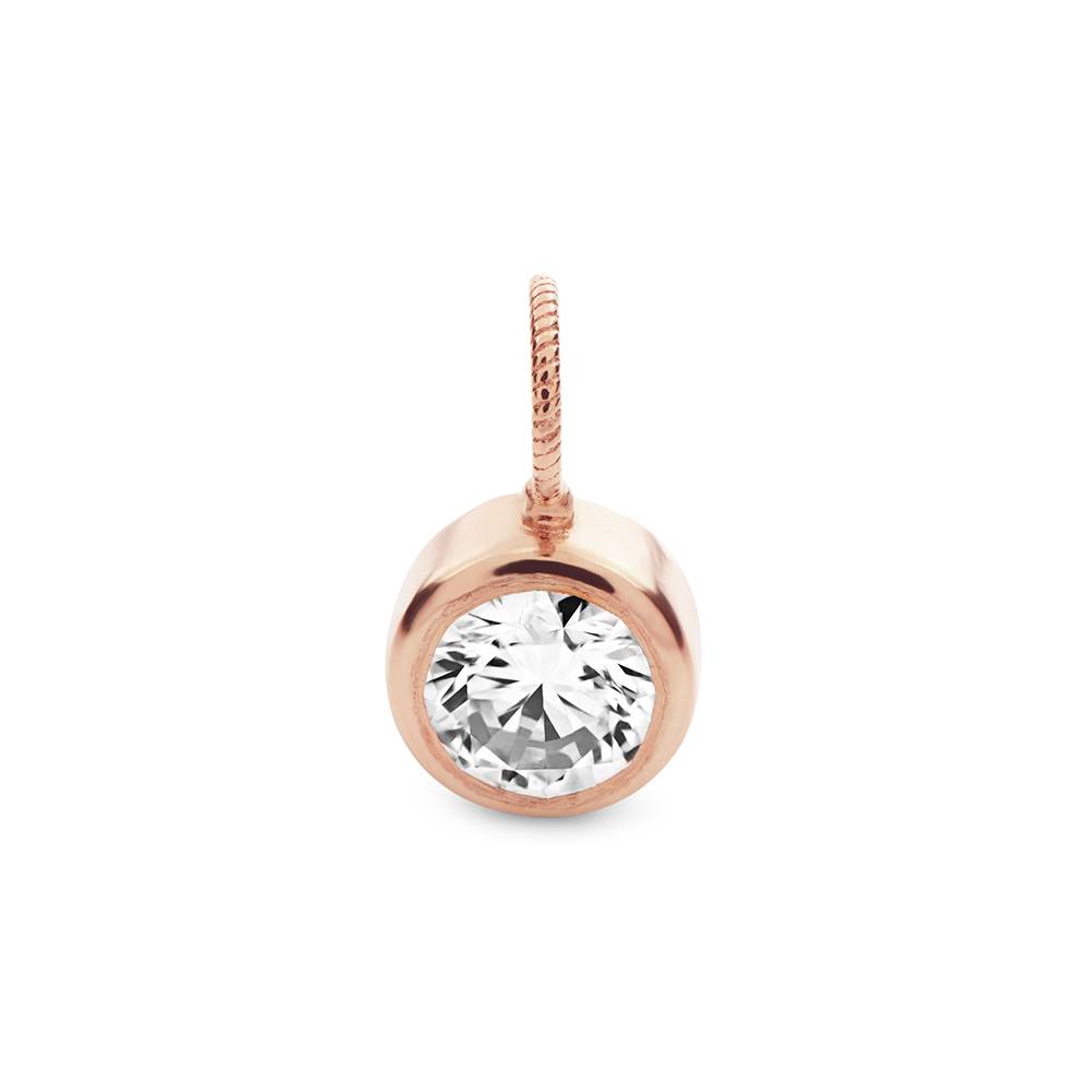 0,10 ct Diamant Bedel in Rosé Verguld