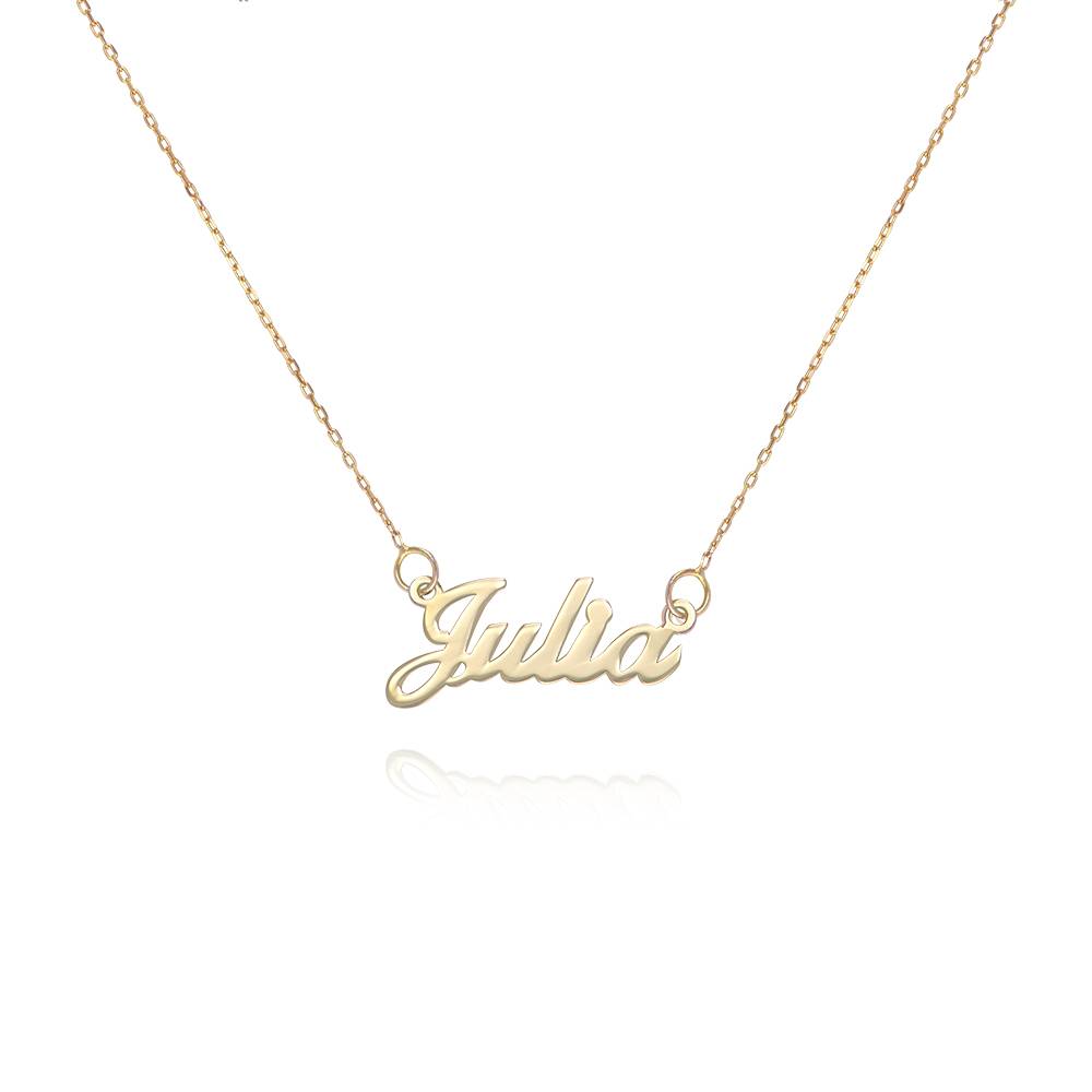 Classic Cocktail Name Necklace in 14ct gold-4 product photo