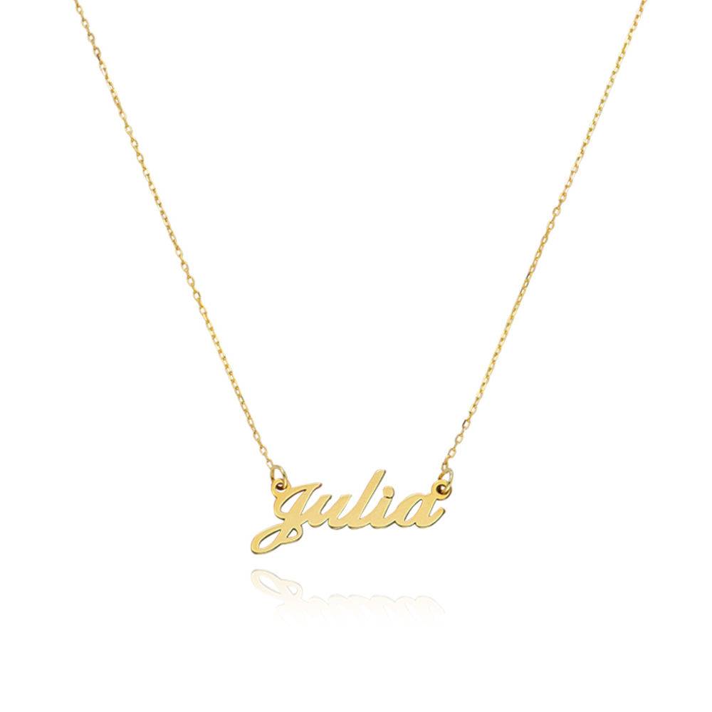 Classic Cocktail Name Necklace in 14ct gold product photo