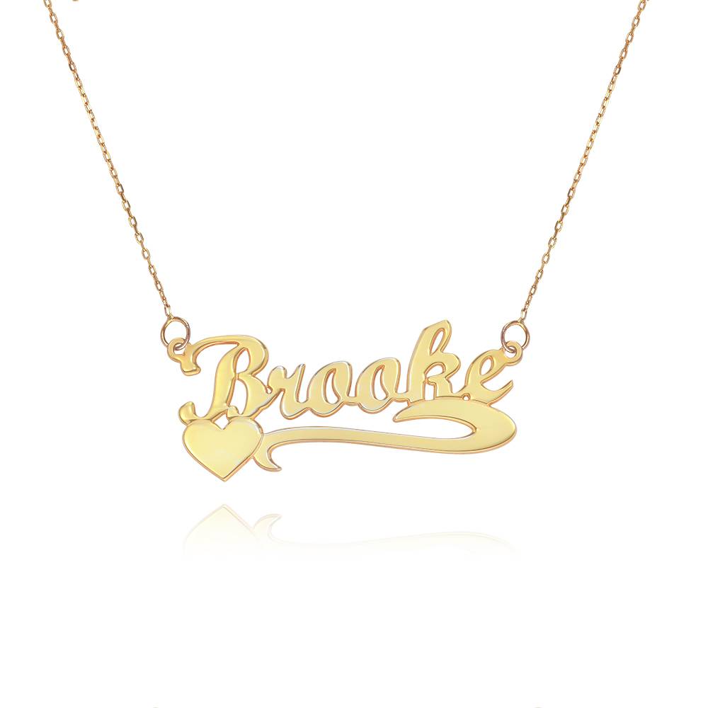 Heart Necklace in 14ct Gold product photo