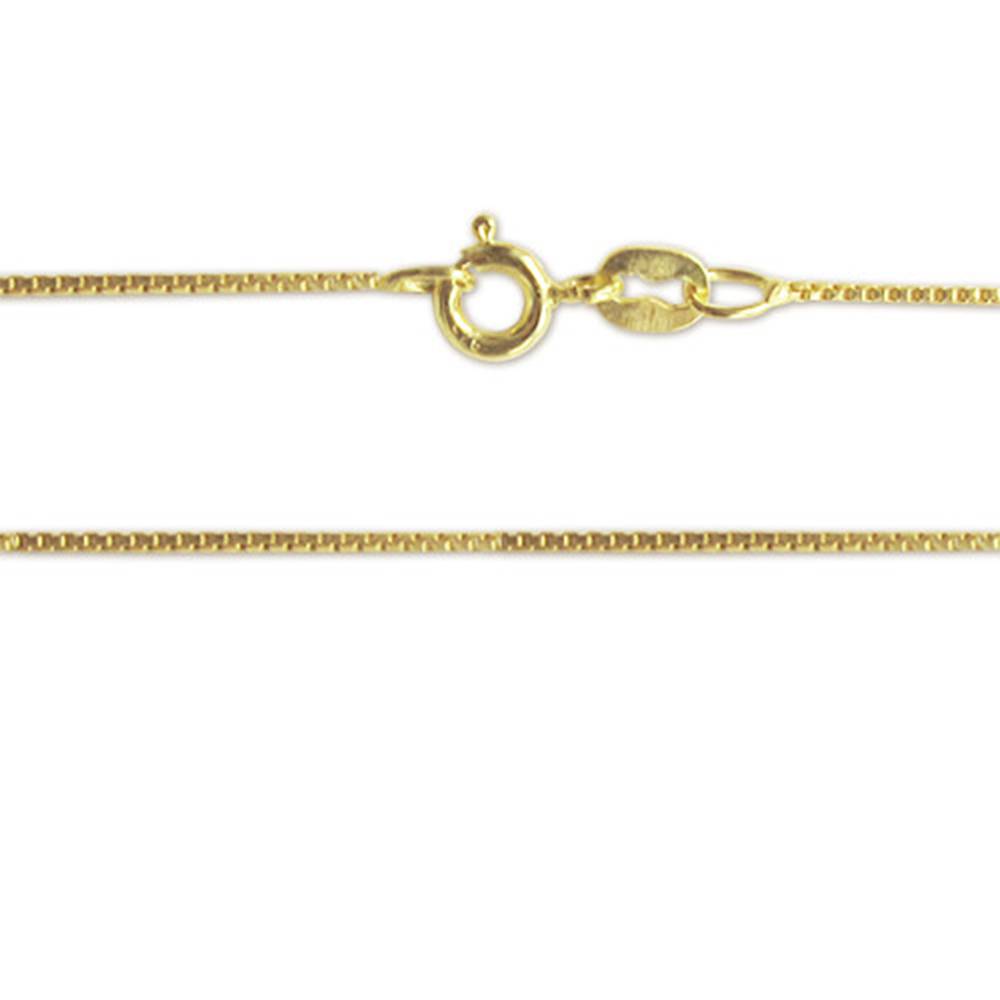 18k Gold-Plated Sterling Silver Box Chain product photo