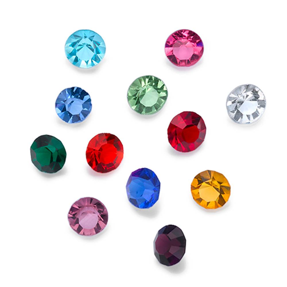 4mm Birthstones for Floating Lockets in Sterling Silver-1 product photo