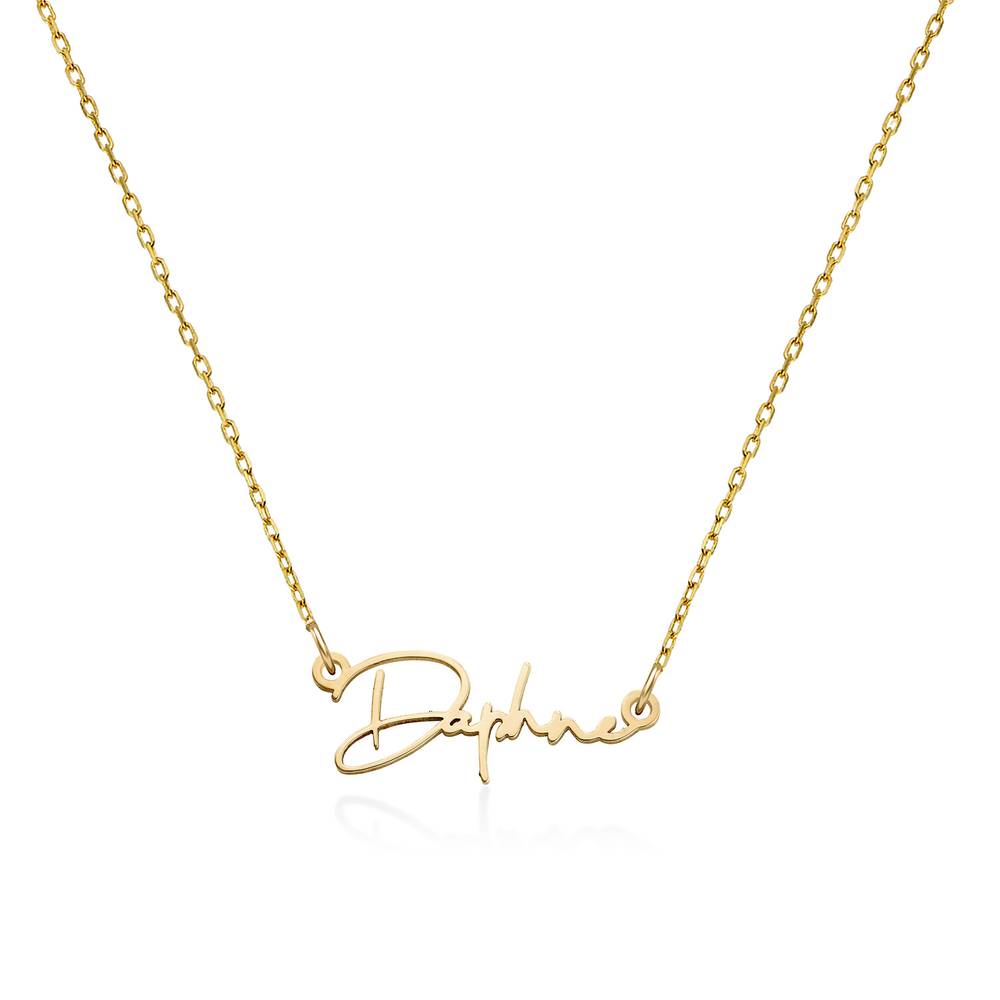 Paris Name Necklace in 10ct gold product photo