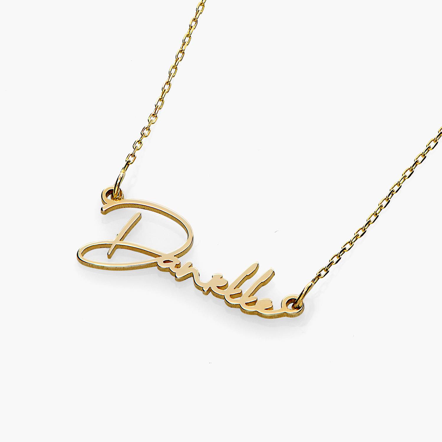 Paris Name Necklace in 14k Yellow Gold-1 product photo