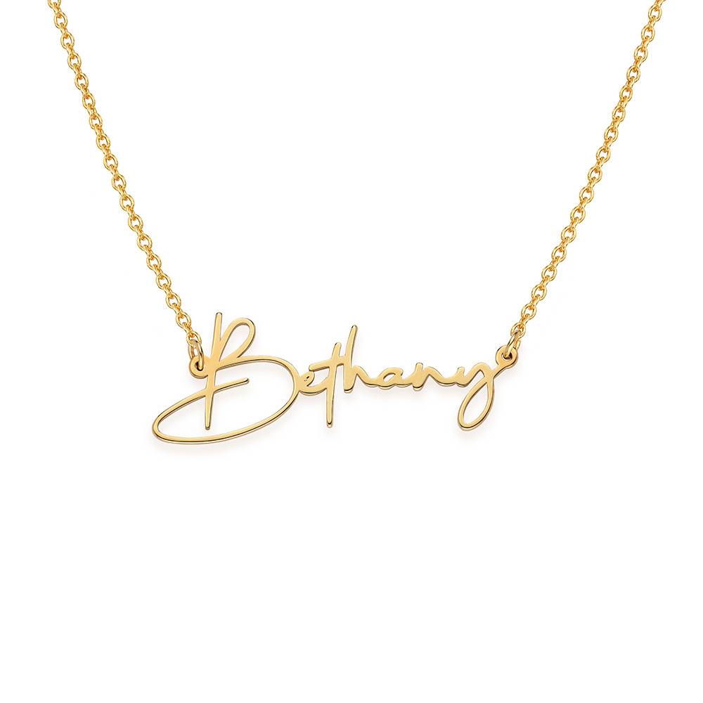Brooklyn Name Necklace in 18k Gold Plating product photo