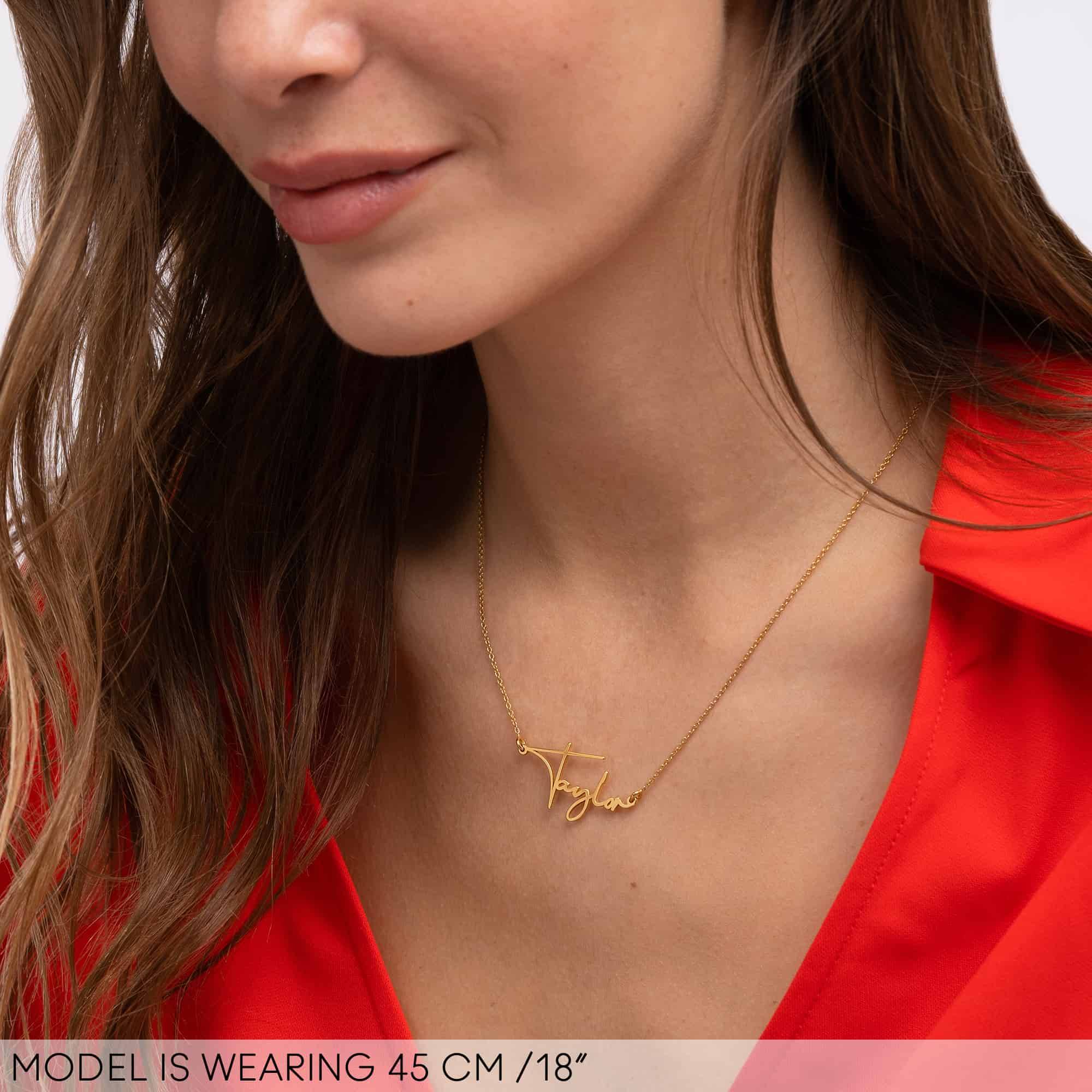 Paris Name Necklace in 18k Gold Vermeil MYKA