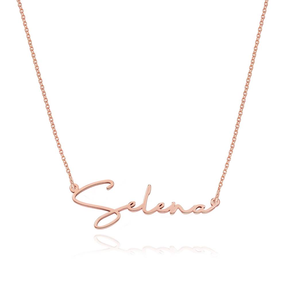 Paris Name Necklace in 18K Rose Gold Vermeil-1 product photo