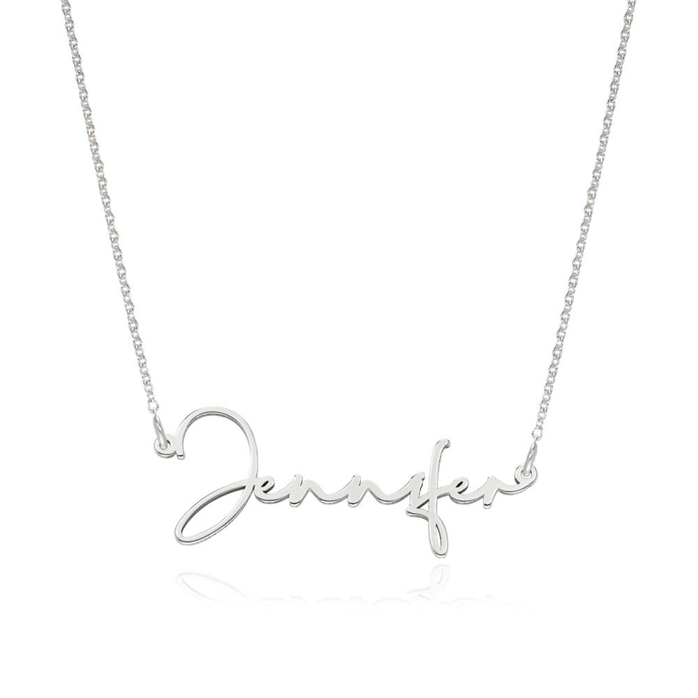 Brooklyn Name Necklace in Sterling Silver product photo