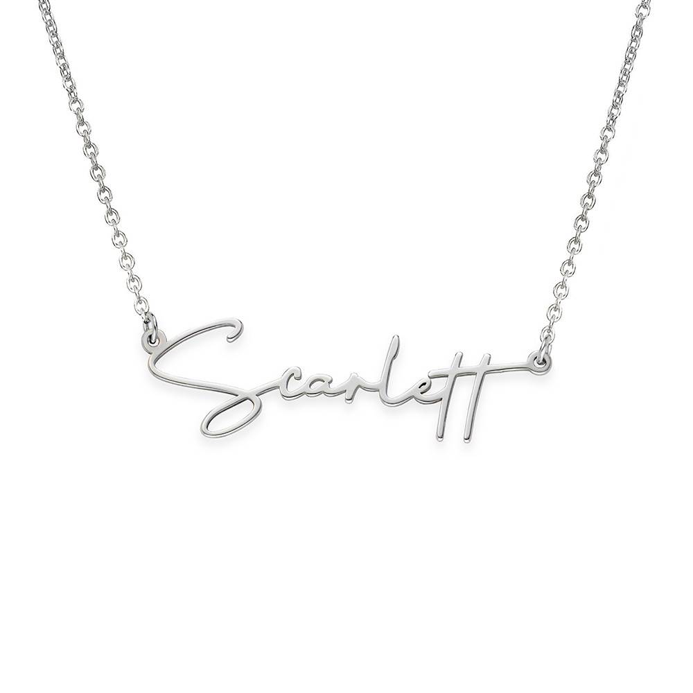 Brooklyn Name Necklace in Sterling Silver product photo