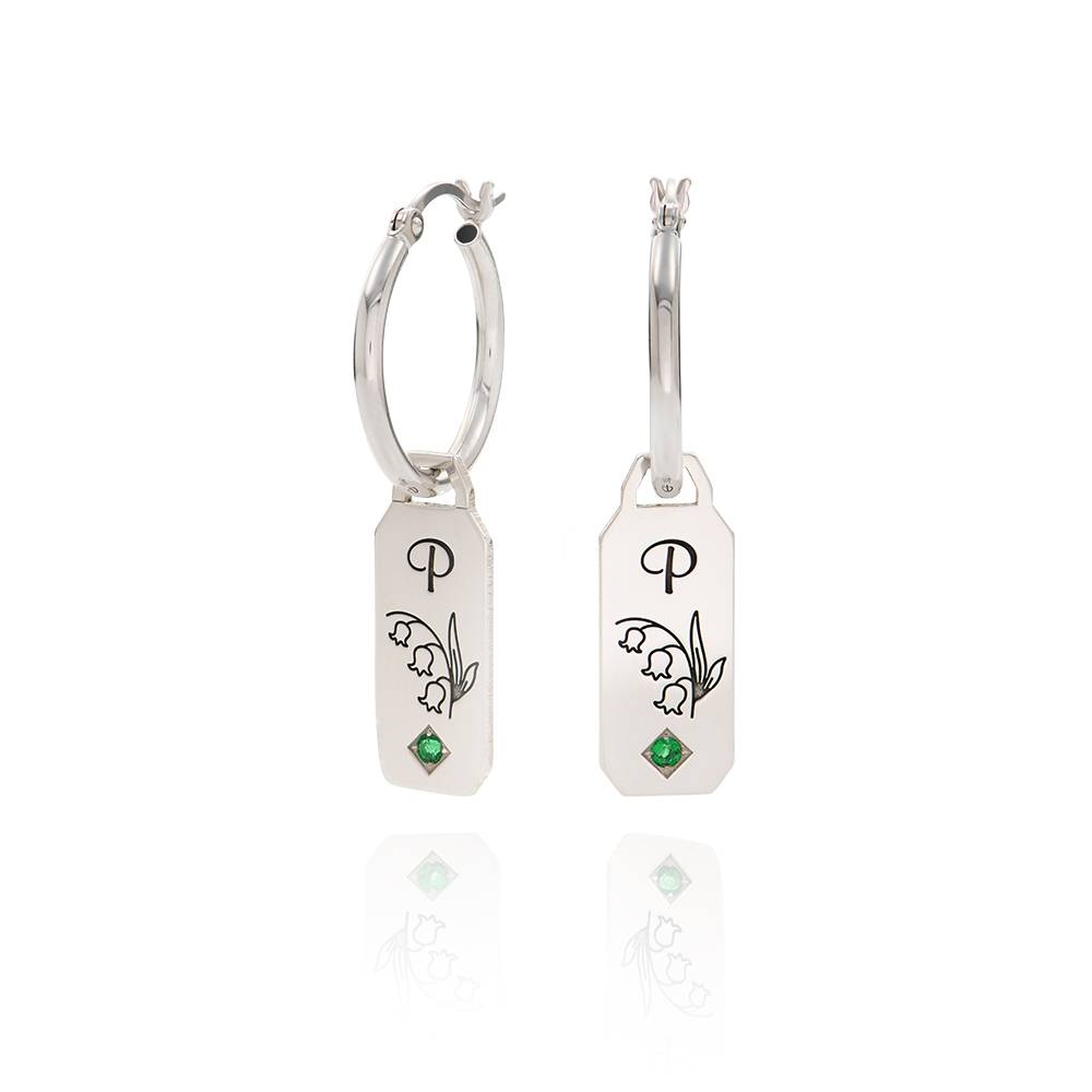 Tuscany Silver Orecchini A Cerchio In Argento 925 – Satinati 26 Mm Con Taglio Diamante
