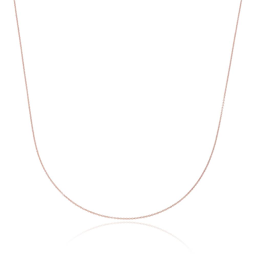 Kabelketting in Roségoud Vermeil