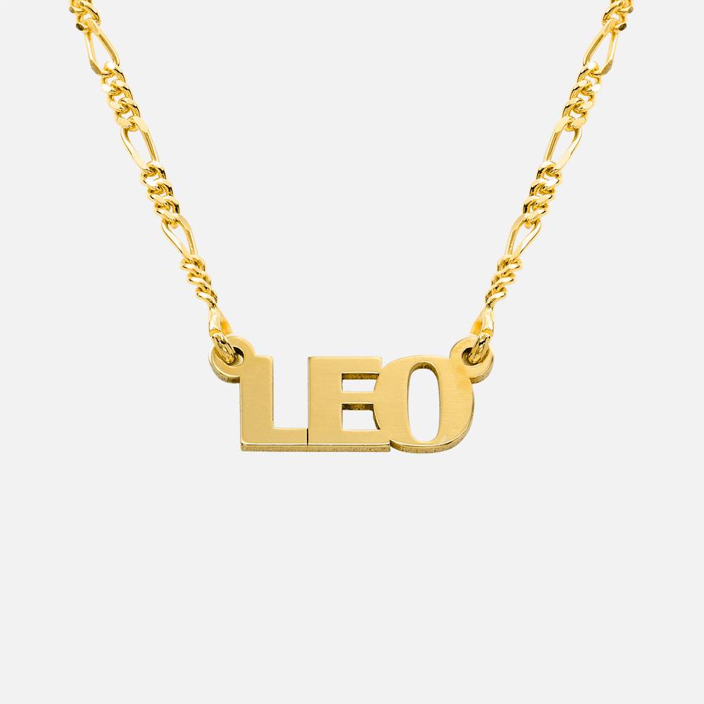 Capital Name Necklace in 18K Gold Plating product photo
