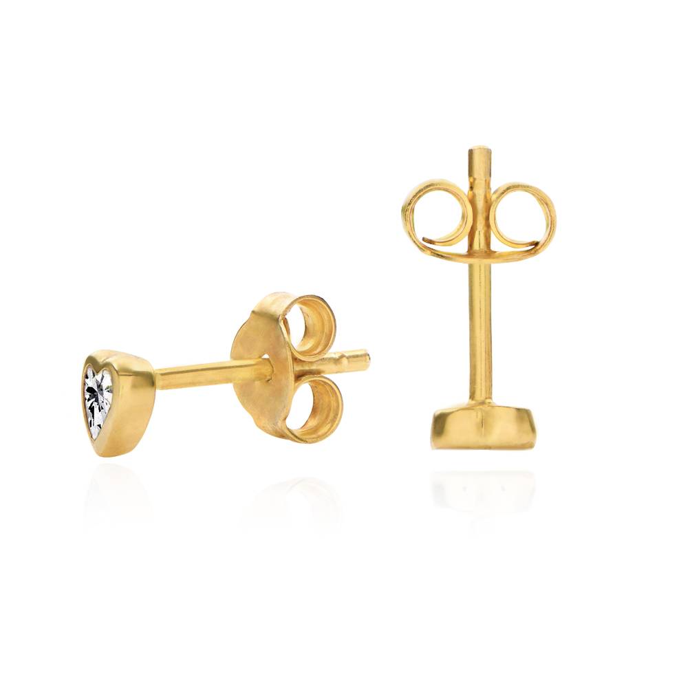 Charli Heart Earrings in 18K Gold Vermeil-6 product photo