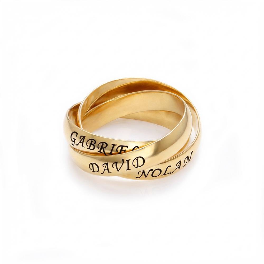 Charlize Russische Ring in Verguld