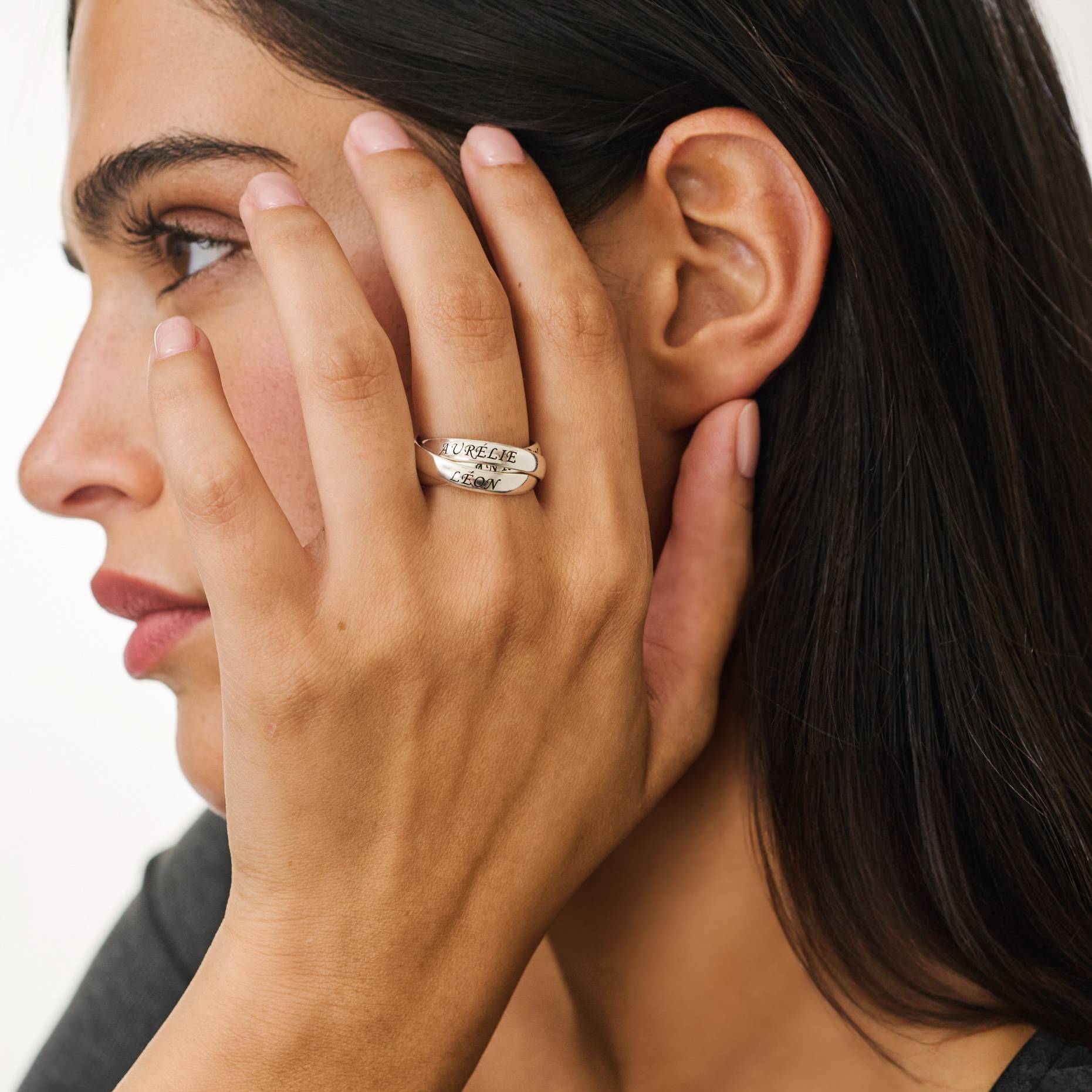 Anello Charlize Alla Russa in Argento-4 foto del prodotto