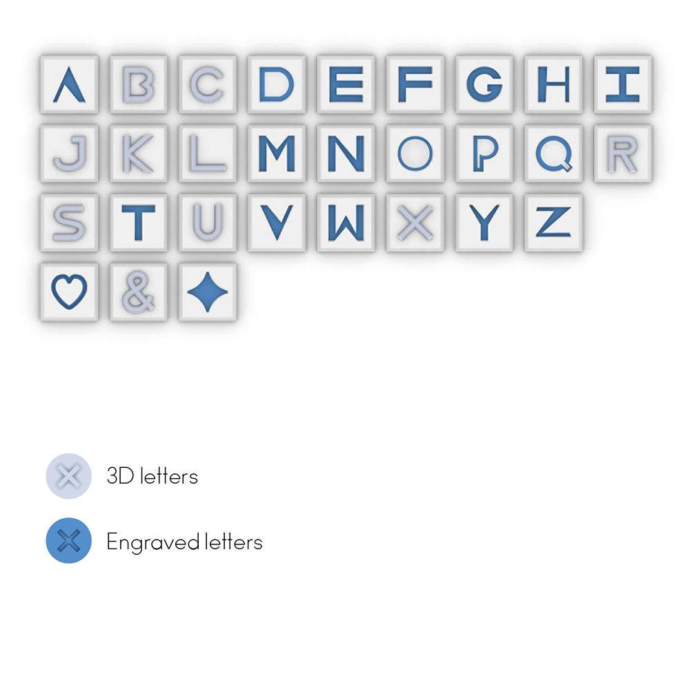 Cubic Initial Ring in 18ct Gold Vermeil-8 product photo