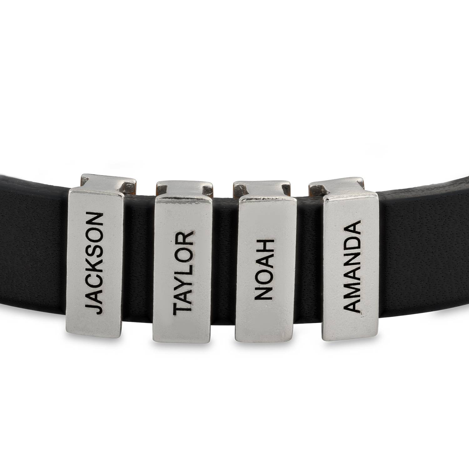 Cuentas personalizadas para pulsera de cuero para hombre Voyage-1 foto de producto