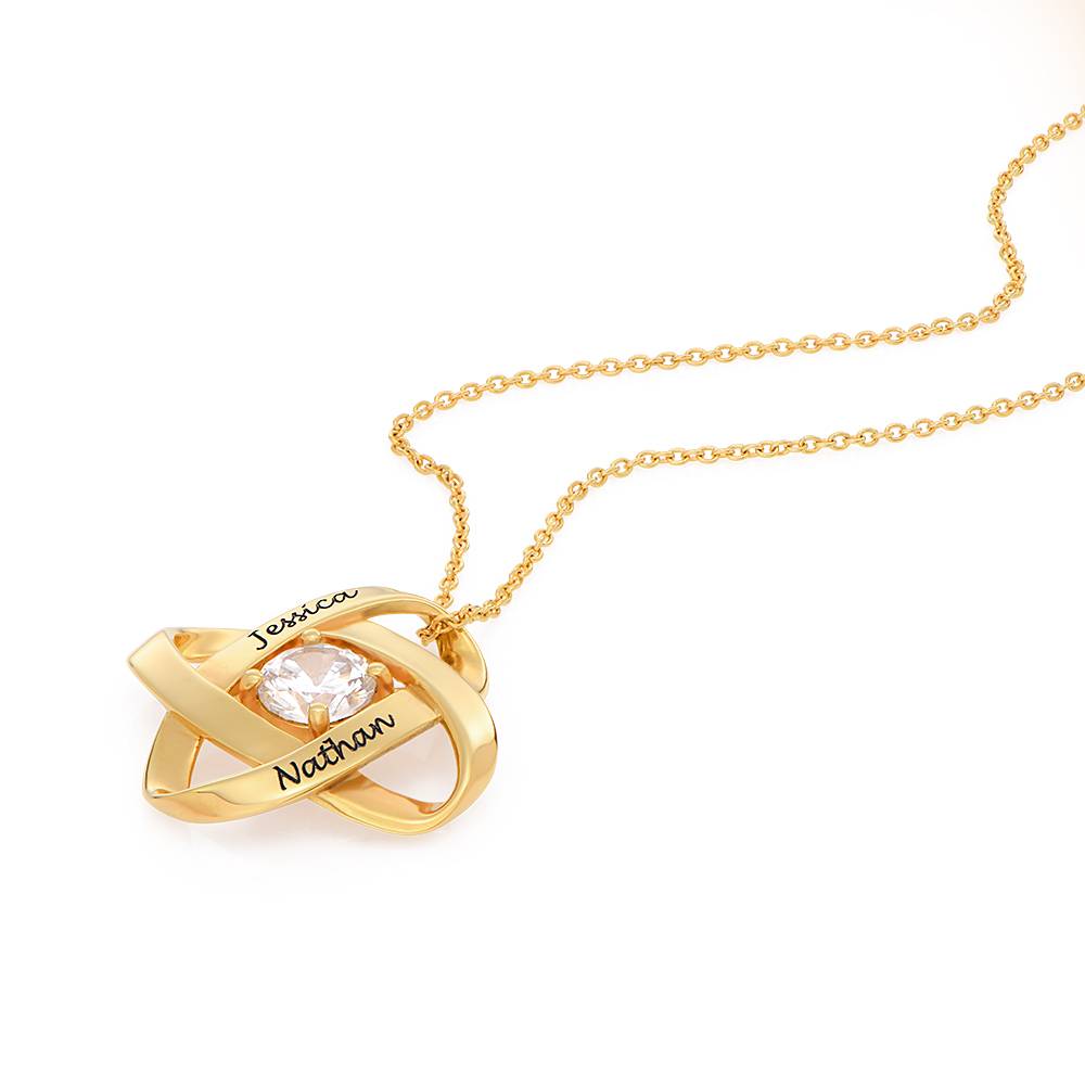 Galaxy Necklace with Cubic Zirconia in 18ct Gold Plating-1 product photo