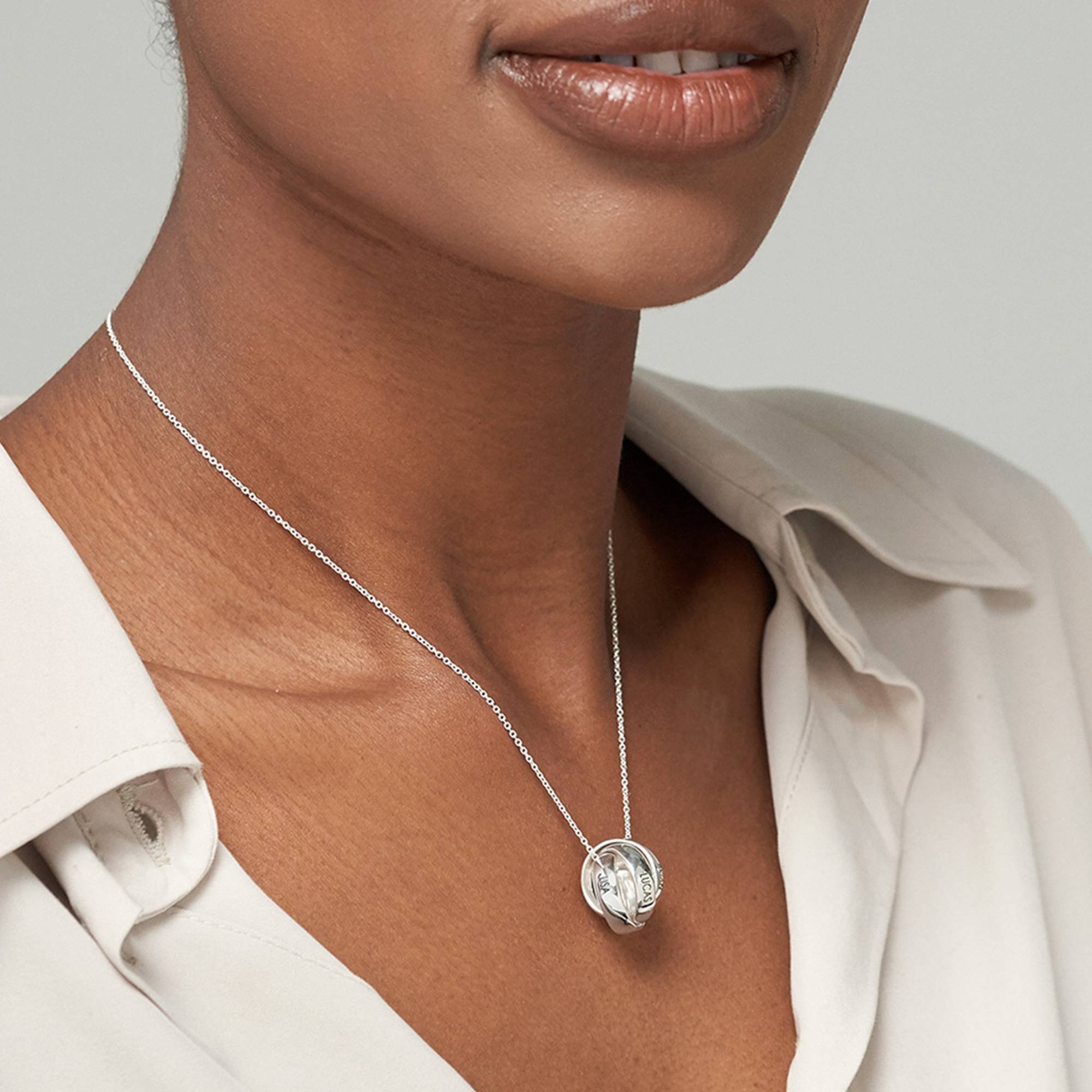 Eternal halskæde i sølv-1 produkt billede