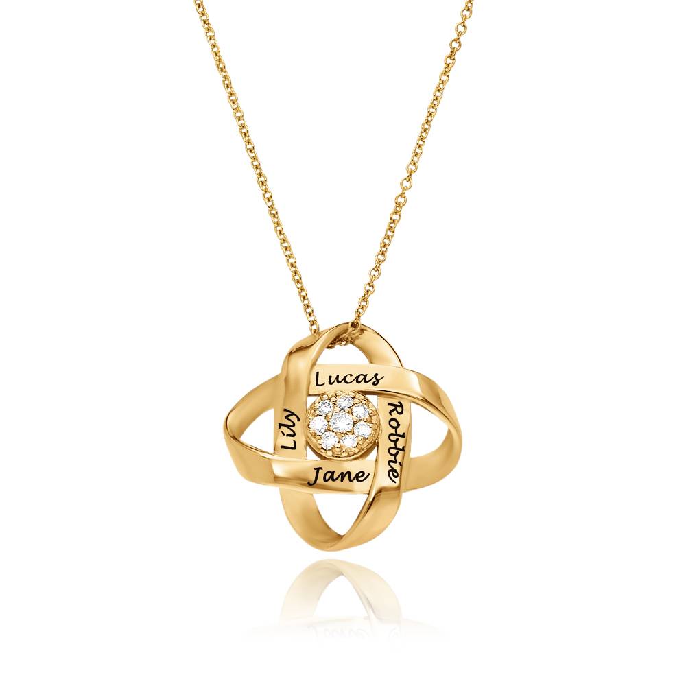 Galaxy Ketting met 0,19 ct Diamanten in 10k Goud
