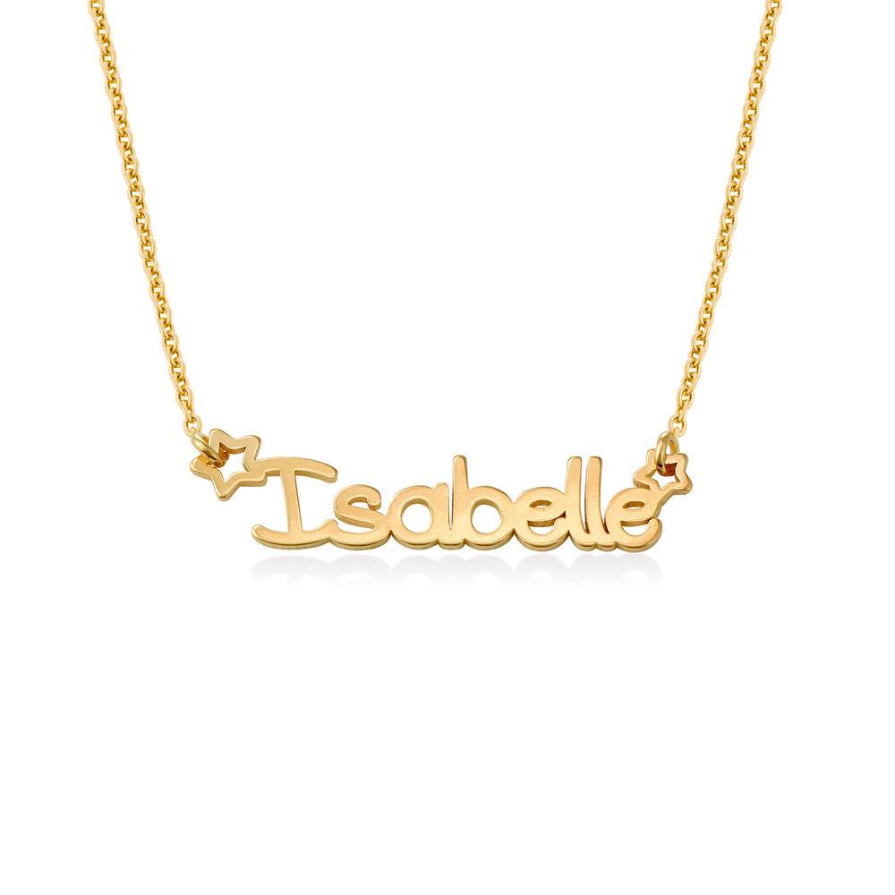 Ster Naamketting voor Meisjes in Verguld