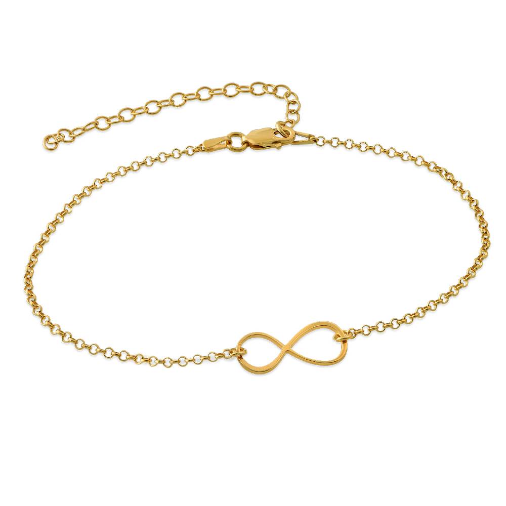 Infinity Armband / Enkelbandje in Verguld