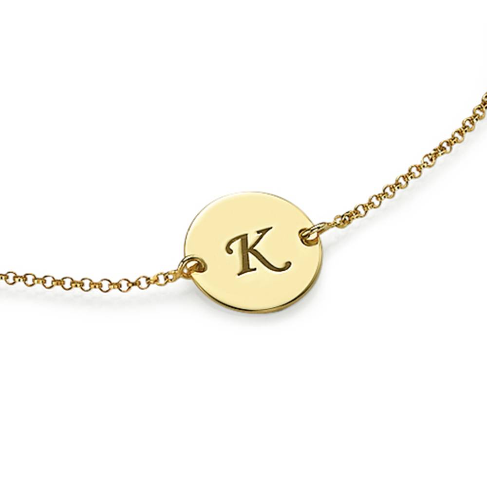 Gold Plated Initial Bracelet-2 product photo