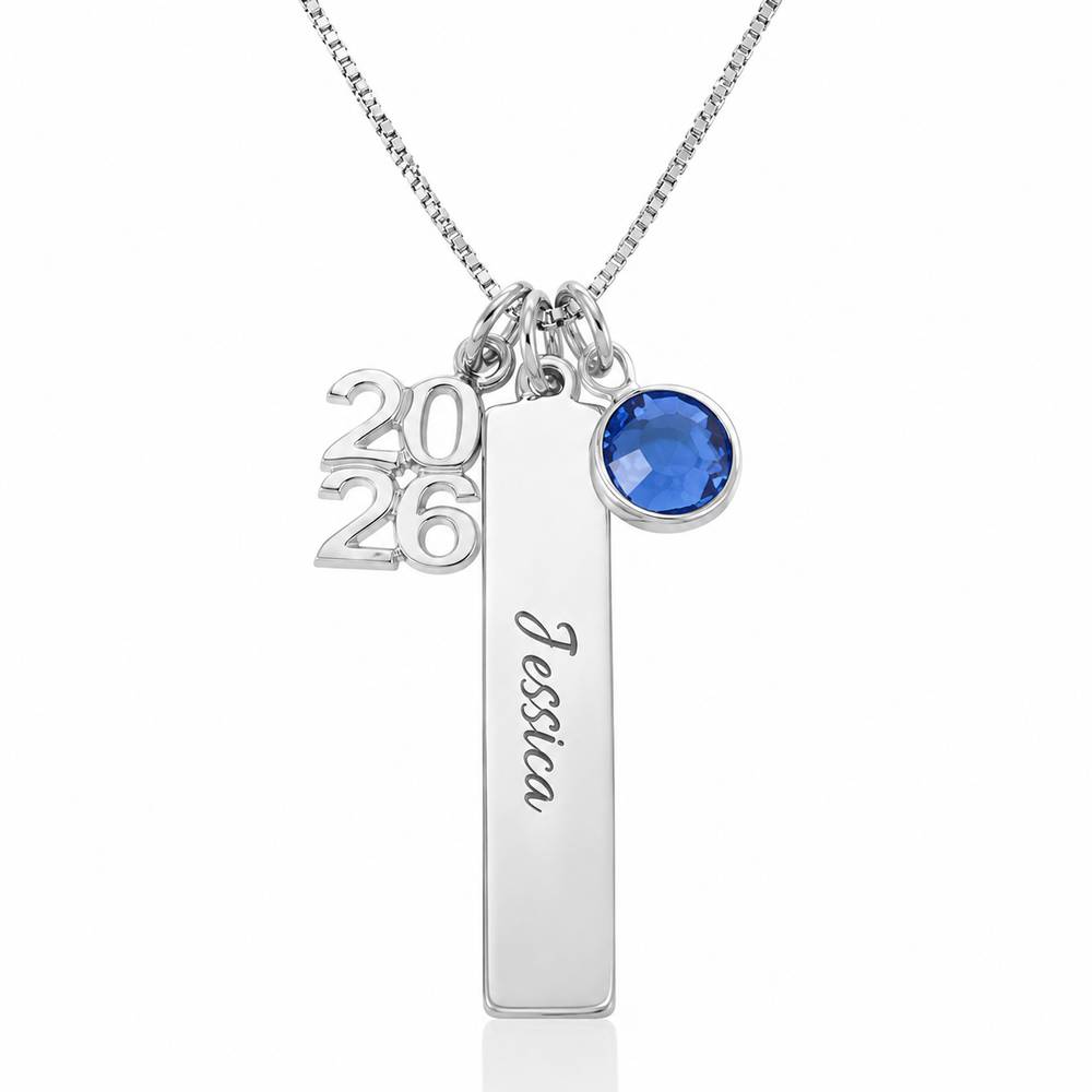 Afstudeer Bedel Ketting in 925 Zilver
