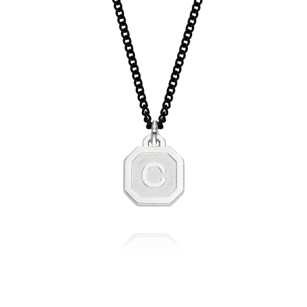 Heritage Initial Necklace for Men in Sterling Silver product photo