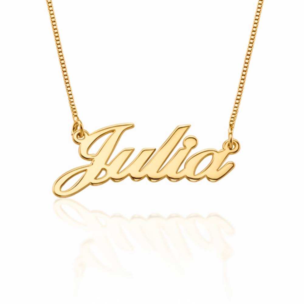 Kleine Hollywood Naamketting in Verguld