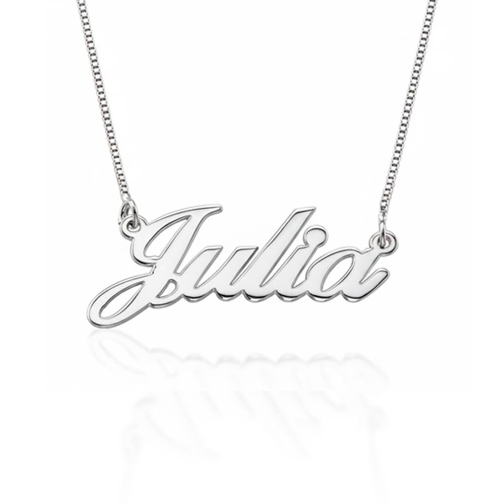 Kleine Hollywood Naamketting in Zilver
