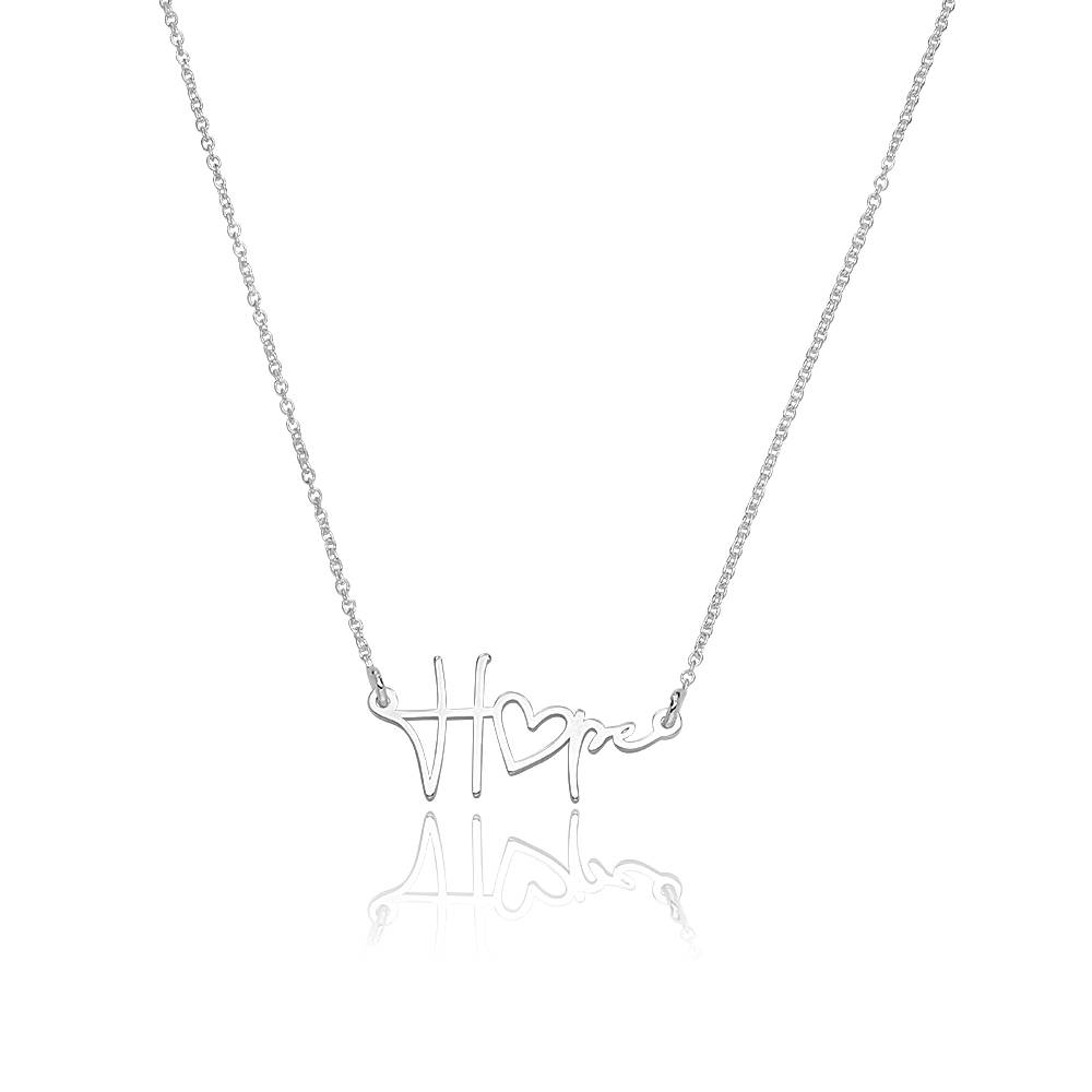 Hope Name Necklace in Sterling Silver-1 product photo
